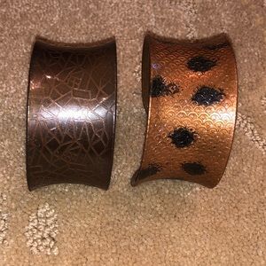 🌟2 for $15🌟2 Adjustable Metal Cuff Bracelets